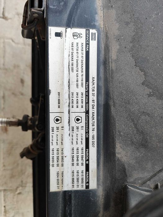 Kompresor, sprężarka, agregat Atlas Copco XAS 97