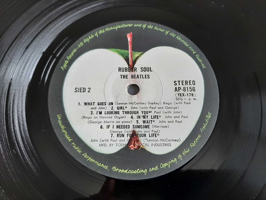 The Beatles - Rubber Soul - Japão - Vinil LP