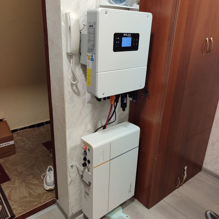 Установка подключение инвертора Deye, Solax . Підключення інвертора