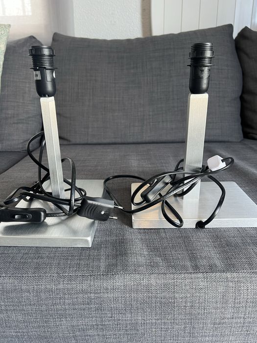 2x Bases Candeeiros S/ Abajur