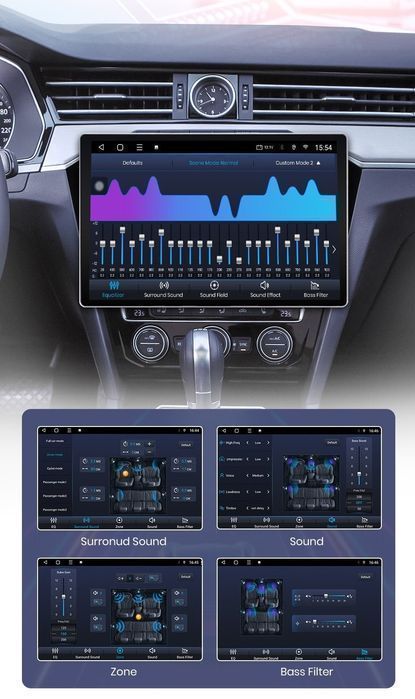 VW Passat B6 B7 CC – Radio Android 15 13.1" CarPlay Android Auto GPS Nawigacja Stacja Multimedialna WiFi Bluetooth DSP 4G LTE PL 6GB/128GB