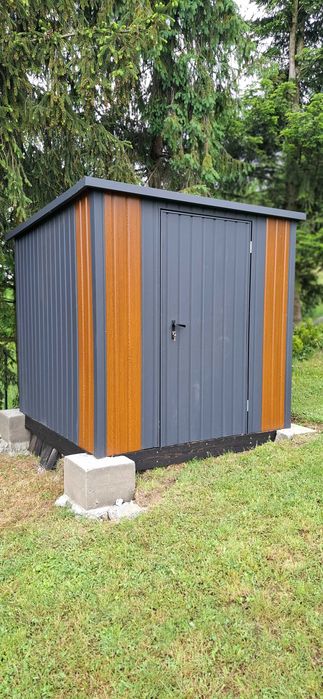 NOWY Domek narzędziowy 2x2 m | Garaż blaszany, szopa ogrodowa, schowek, domek ogrodowy