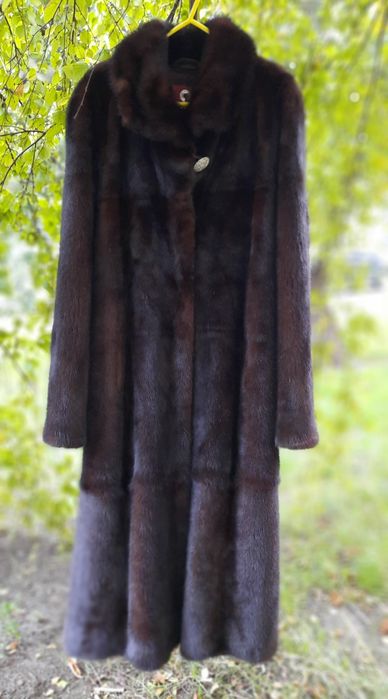Норковая шуба , длинная шуба