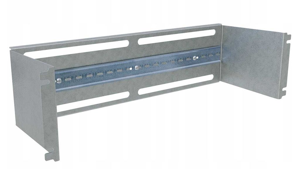Panel Dystrybucji Napięć RACK 19" 3U/150/24xS DIN TS35/TH35 Ocynk