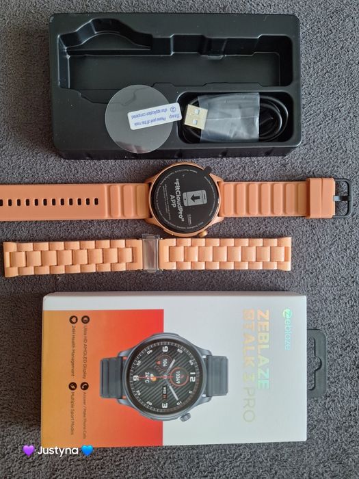 Nowy smartwatch + pasek - zeblaze btalk 3 pro