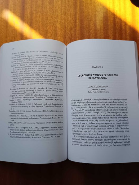 Współczesna psychologia behawioralna - Bąbel, Ostaszewski [M]