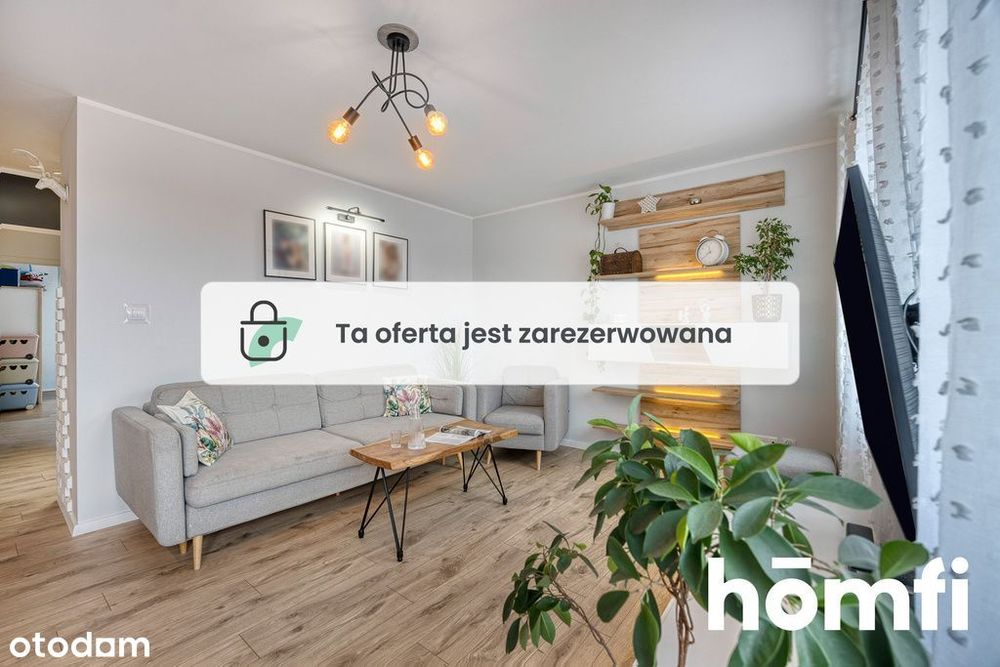3 pokoje + osobna kuchnia + 2 łazienki | 74,3 m²