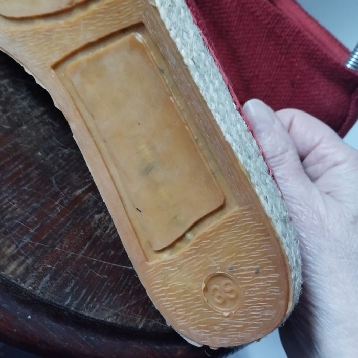 Espadryle Krwisto czerwone