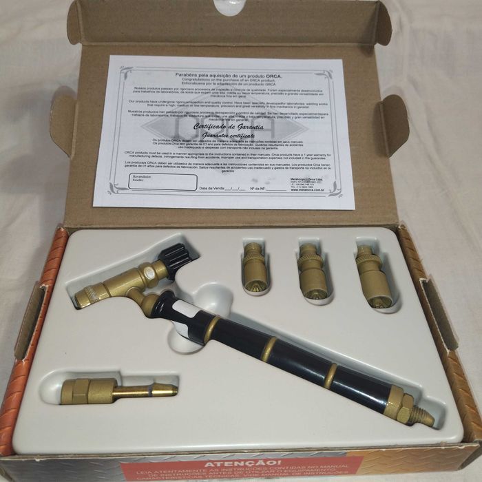 Пальник пропановий ORCA M75 (три змінні сопла 2,0; 2,5; 3,0 мм)