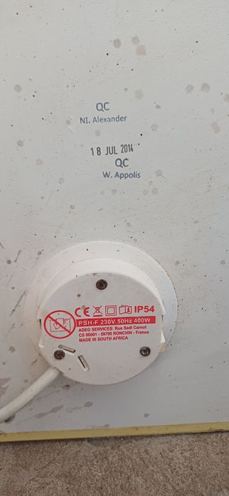 Painel  de aquecimento