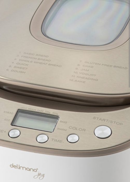 Хлібопічка Delimano Joy BM4406G, хлебопечка