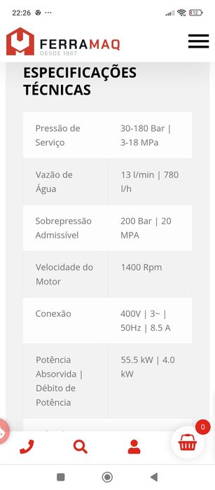 Lavadora KRANZLE 799 TST QUADRO
