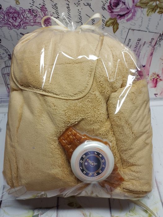 Набір подарунковий (чоловічий): мило ручної роботи і рушники