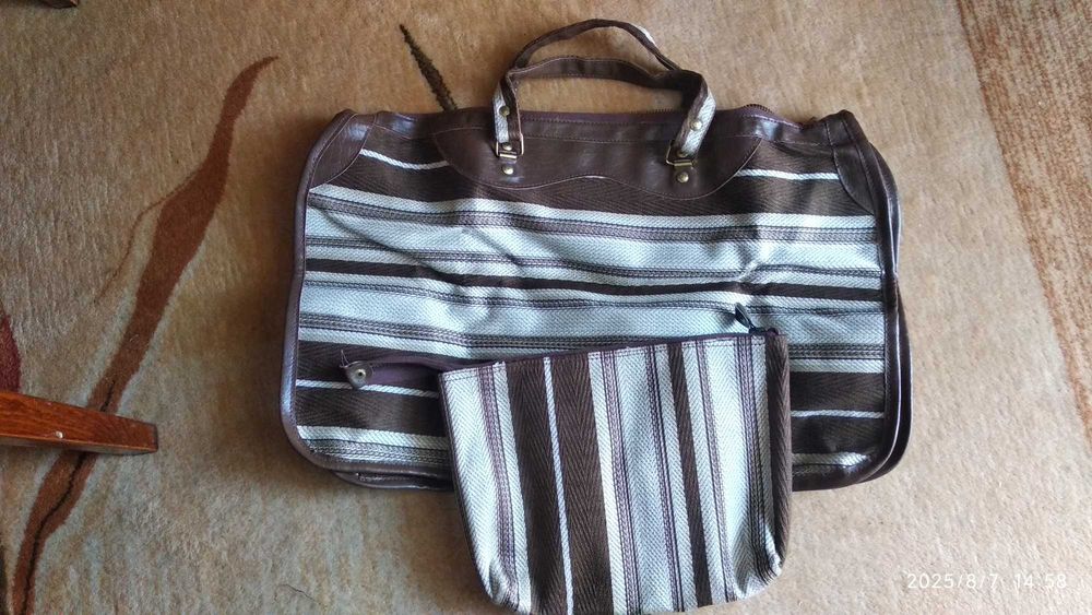 Torba materiałowa z saszetką