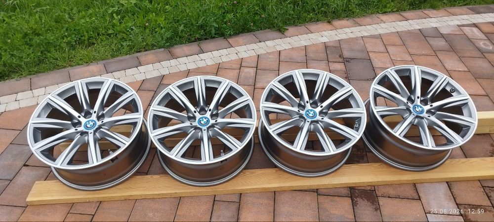 Komplet oryginalnych kół letnich (alufelgi + opony) pasujący do BMW Serii 5 (G30 / G31) oraz Serii 6 GT (G32).