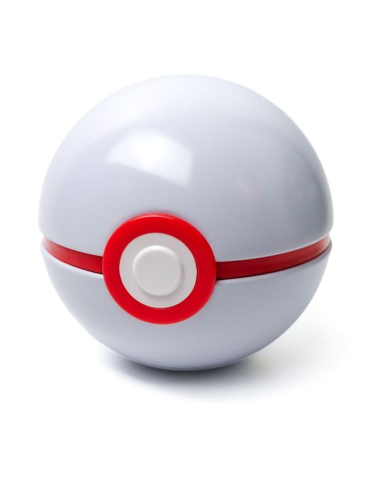 Pusta, metalowa puszka Premier Ball Pokemon