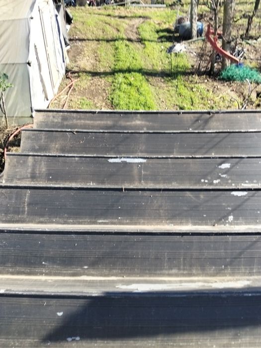 Portão de fole em bom estado