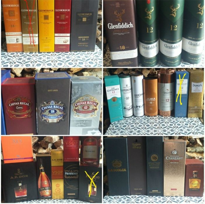 Тубусы, коробочки для виски,шампанского,текила,коньяк.