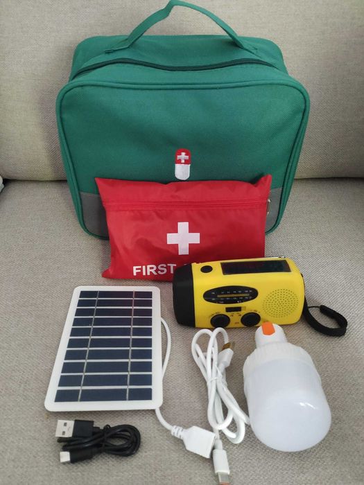 Kit de emergência básico com Kit médico NOVO