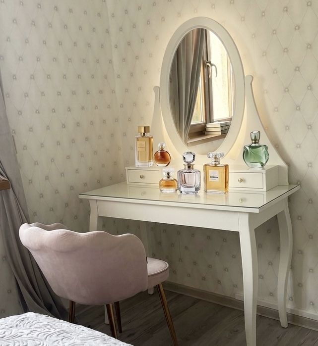 Ikea hemnes toaletka plus krzeslo okazja st bdb