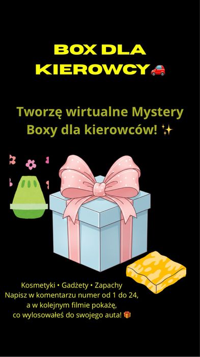 PREZENT na Dzień Ojca  Mystery Box Samochodowy