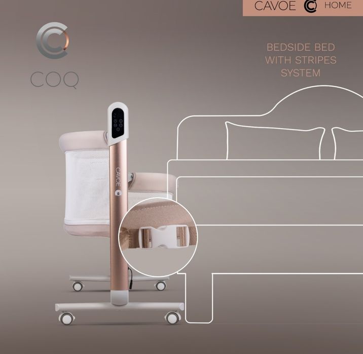 Dostawka łóżeczko kołyska elektryczna Cavoe COQ 4w1