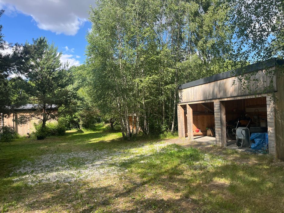 Działka budowlana 6413 m² ,domek 35 m²,sauna,garaż,staw, 40 min od Wwy