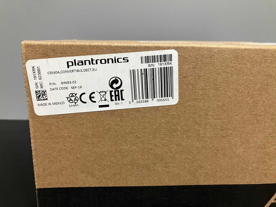 Навушники Plantronics CS540A (84693-02) NEW | DECT Гарнітура | До 120 м | Оригінал