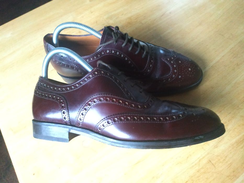 Кожаные туфли оксфорды броги Marks & Spenser p.41
