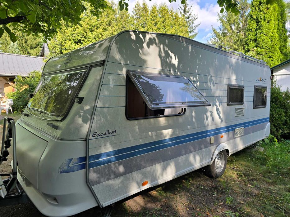 Sprzedam przyczepę Hobby Excellent Easy 540 mover markiza solar klima