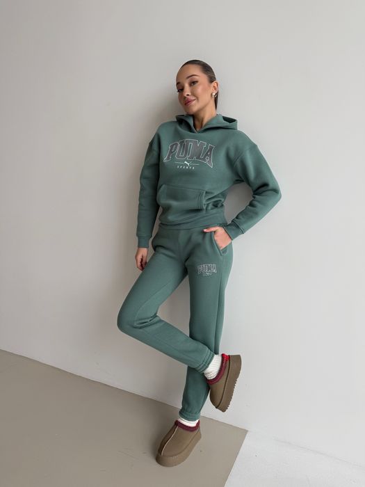 Костюмм зимний,теплый,флис,зима,одежда,женский,пума,фліс,осінній,спорт