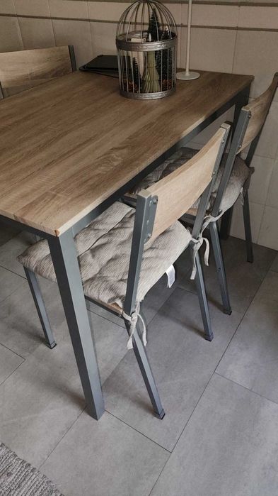 barato mesa de cozinha com 4 cadeiras