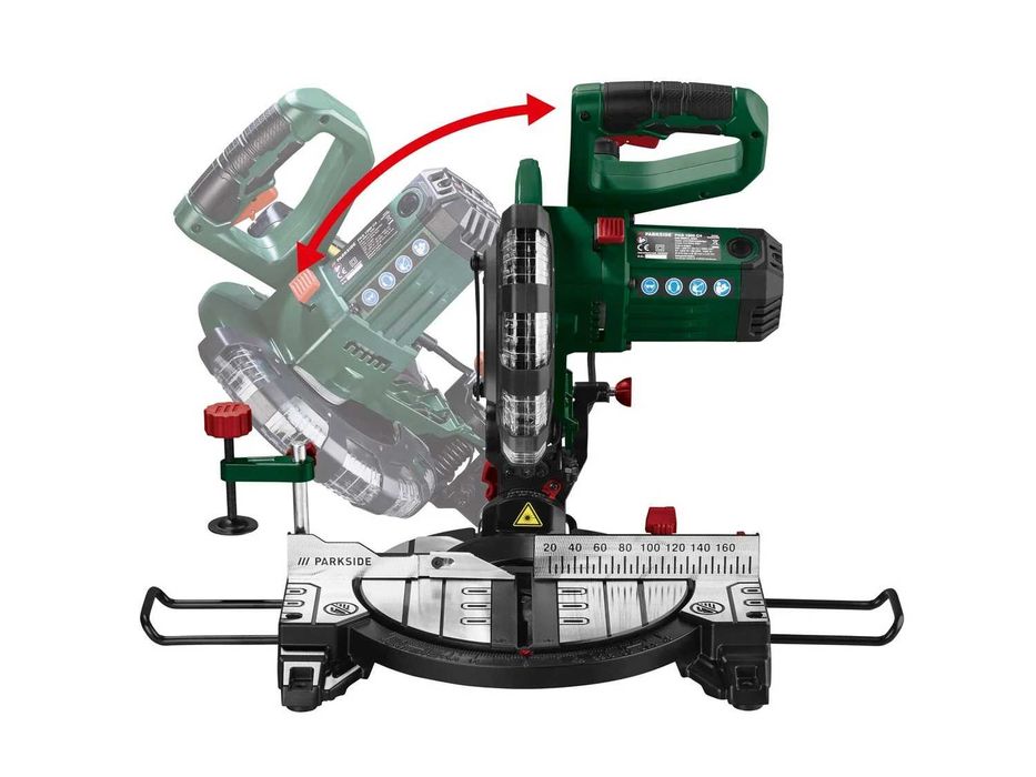 Serra transversal e de esquadria Parkside 1500W
