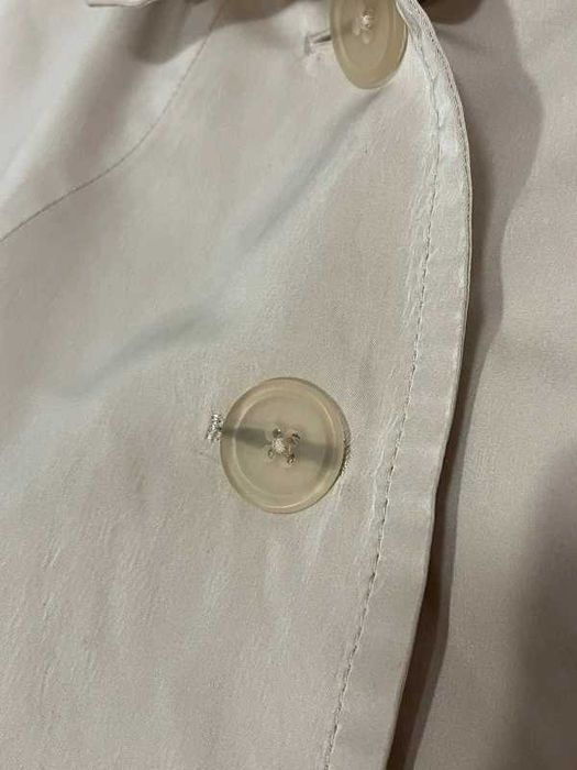 Jil Sander Beżowa Marynarka z Jedwabiem
