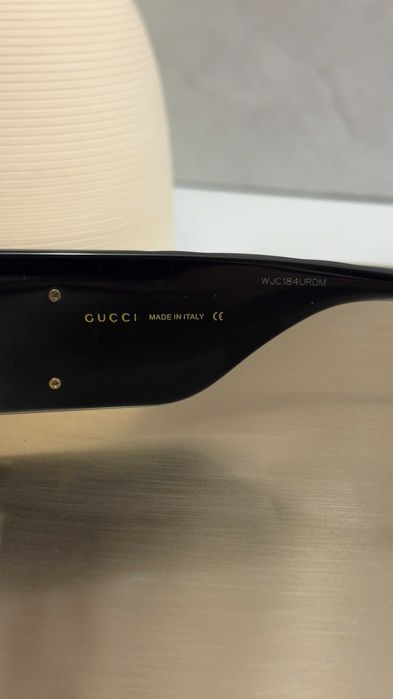 Вузькі окуляри Gucci GG0811S 001 Чорні / Женские очки Гуччи оригинал