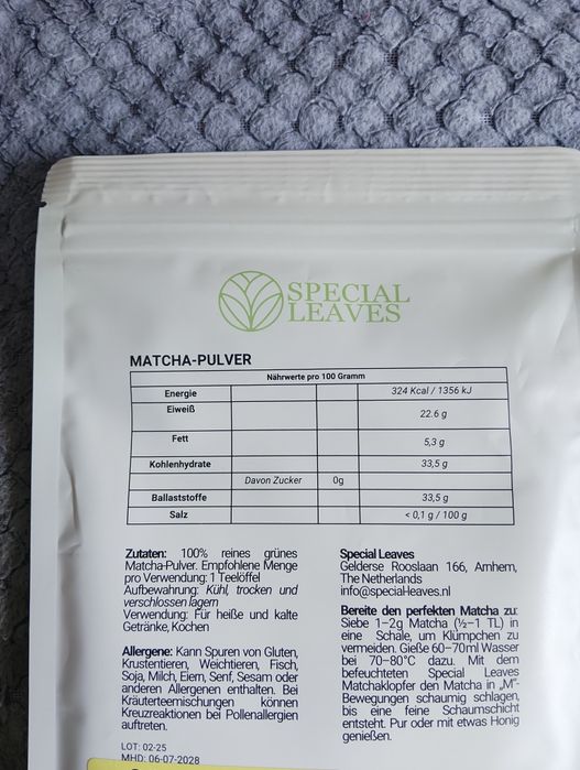 2 herbaty matcha japońska+200x baton proteinowy
