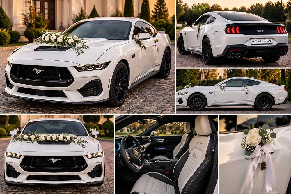 Auto do ślubu  Mustang