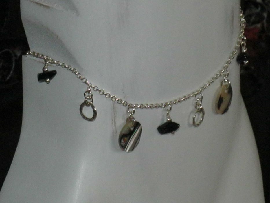 Pulseira Perna em Prata de lei Maciça 925`/..