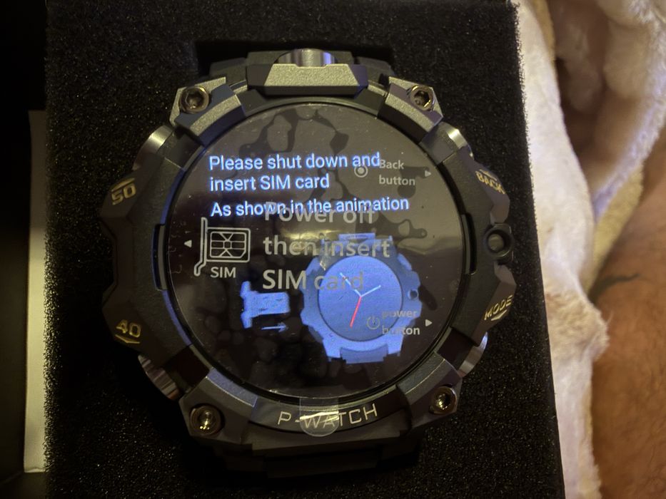 Smartwatch Q668 4G e 5G Slot para cartão SIM; GPS; 4gb ram 64gb memória. NOVO