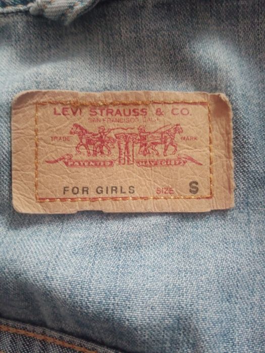 Kurtka jeansowa LEVI'S FOR GIRLS rozmiar s
