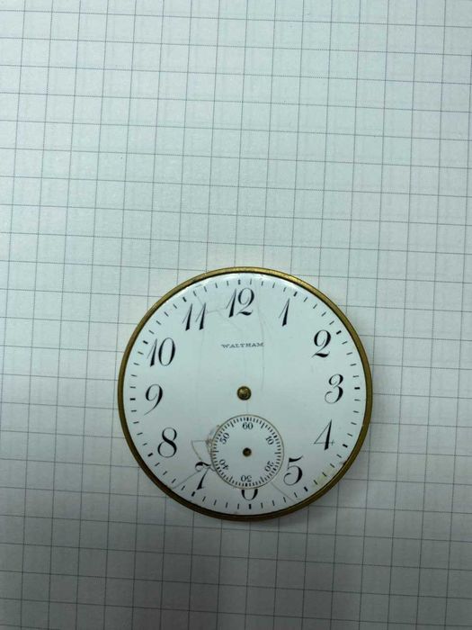 Механізм кишенькового годинника Waltham.