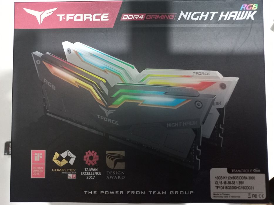 2x8gb DDr4 3000mhz TeamGroup RGB64740740235395123