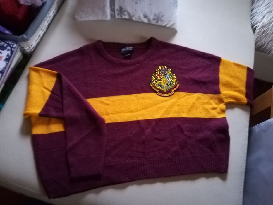 Sweter Harry Poter Gryfindor M/L sweterek, bluzka, bluza  nowa!