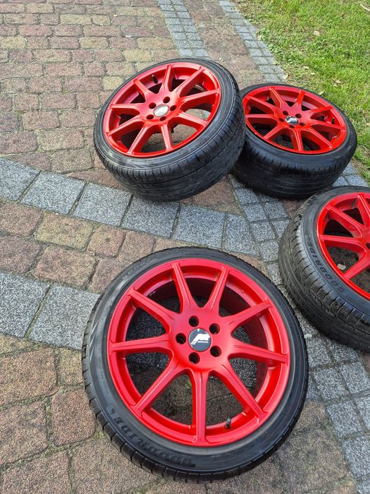 4 kola felgi 17 cali 5x100 autec sruby