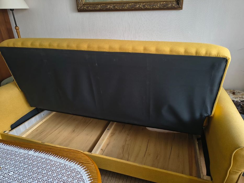 Sofa rozkładana + fotel uszak REZERWACJA