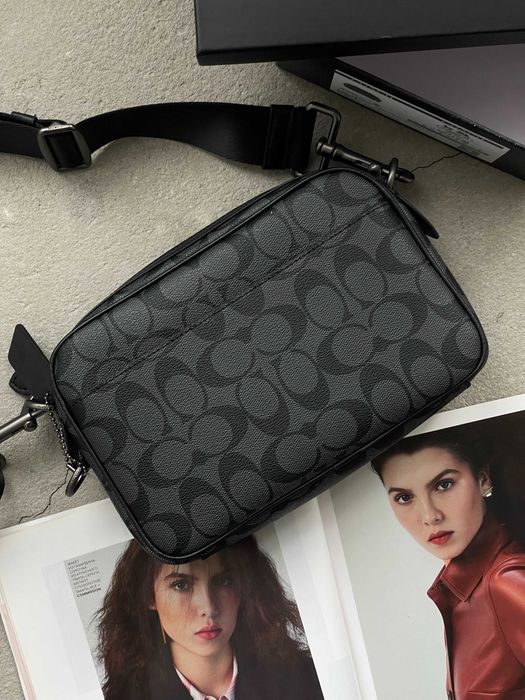 Мужская сумка Coach Graham Crossbody через плече Коуч кросс боди
