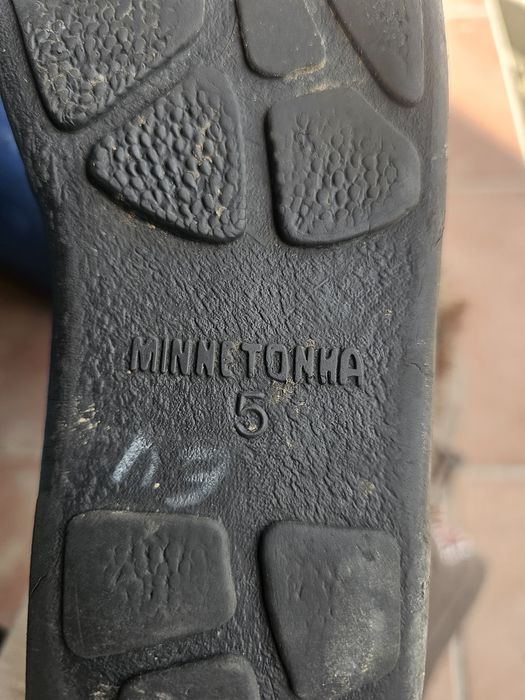 Botas  da Minnetonka American native  em pele