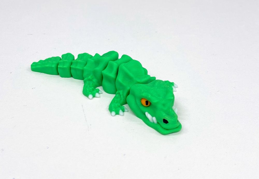 3D іграшка крокодил