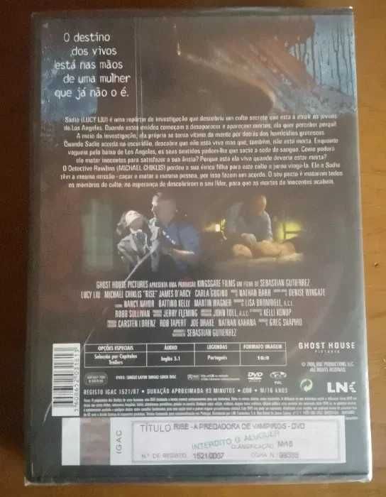 DVD novo/selado "Rise - A Predadora de Vampiros"
