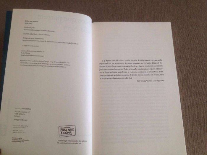 Livro "Ei-los que partem"